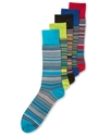 Men's Socks, Single Pack Spectrum Variegated Strip