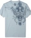 Shirt, Winged Cross V Neck T Shirt