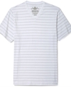 Shirt, Striped V Neck Tee