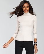 Sweater, Long-Sleeve Metallic Ribbed-Knit