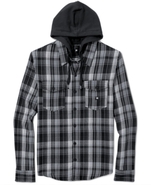Shirt, Bidwell Hooded Flannel