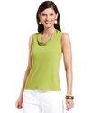by ASL Top, Sleeveless Cowl-Neck Jersey