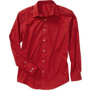 - Big Men's Long-Sleeve Poplin Shirt