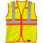 - Men's Full ANSI 2 High Visibility Safety Vest