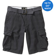 OP Big Men's Cargo Plaid Shorts