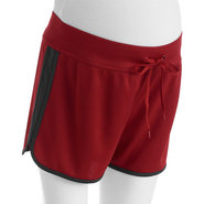 Maternity Mesh Short with Contrast Binding