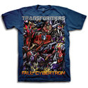 Mens Transformers Fall of Cybertron Group Graphic 