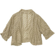Juniors Plus Open-Front Cardigan