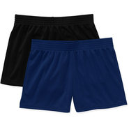 Women's Mesh Shorts, 2-Pack