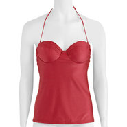 Miss America by Catalina Women's Cupped Halter Tan