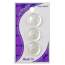 Le Bouton 2-Hole Buttons, White