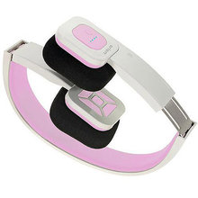Arion Foldable Bluetooth Headset, White/Pink