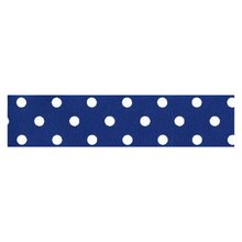 Grosgrain Polka Dots Ribbon, Royal