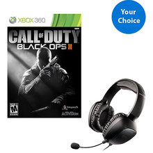 Xbox 360 Play and Chat Value Game Bundle - $60 Val
