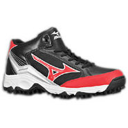 9-Spike Blast 3 Mid - Mens - Black/Red