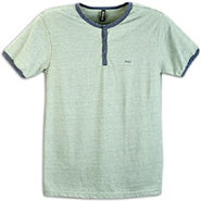 Professor Henley S/S T-Shirt - Mens - Ewok Green