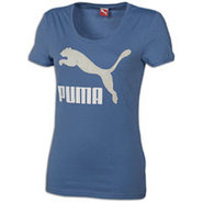 ME Logo S/S T-Shirt - Womens - Blue Yonder