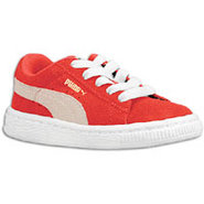 Suede Classic - Boys Toddler - High Risk Red/White