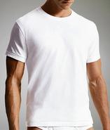 3XT White Tall Men's Cotton Crew Neck T-Shirt 2-Pa