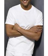 Classic Tall Men's White Crew Neck T-Shirt 2-