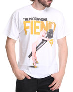 Men Microphone Tee White 3X-Large