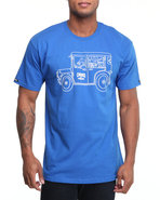 Men Crooks Mafia Tee Blue Medium