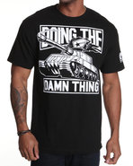 Men Doing The Damn Thing Tee Black Medium