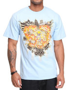 5Ive Jungle Men Walk Of Life Tee Blue Medium