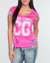 Coogi Women Coogi Jersey Top Pink Small