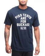 Hall Of Fame Men Piss Test Tee Navy Medium