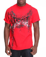 Tapout Men Tapout Splash Tee Red Small