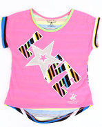 Girls Love Hi-Low Tee (7-16) Pink 14/16 (L)