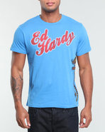 Men Tiger Climbling Tee Blue Large