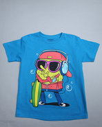 Boys Spongebob Skater Tee (8-20) Blue Large