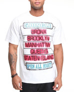 5Ive Jungle Men Neon Tee White X-Large