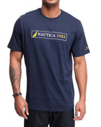 Men 30Th Anniversary Nautica Tee Navy Large