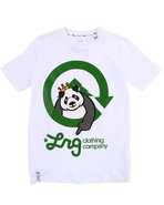 Lrg Boys The Homeboy Panda Tee (8-20) White 10/12 
