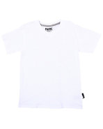 Boys Solid V-Neck Tee (8-20) White 18/20 (Xl)