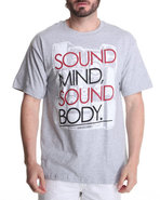 Men Sound Mind Tee Grey Xx-Large