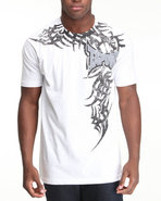 Tapout Men Tapout Splash Tee White Large