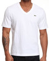 Men L!Ve S/S Jersey V-Neck Tee White Medium