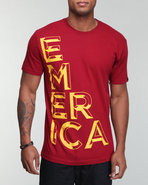 Men Guilded Tee Maroon Medium
