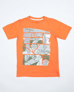 Boys Skatepark Tee (8-20) Orange Small