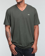 Men S/S Pima Jersey V-Neck Tee Green X-Large