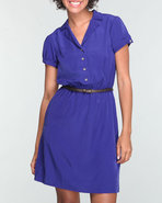 Women Basic Dress Blue Small