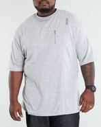 Men Lohan Short Sleeve Knit Grey 3X