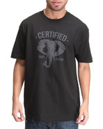 Men Union Print Tee Black Medium