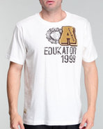 Men Chapel Hill Chenille Patch Tee White Large