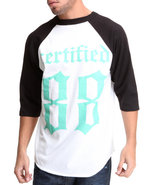 Men Basegod Raglan Tee Black Large