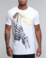 Men Molotov Hand Tee White Small